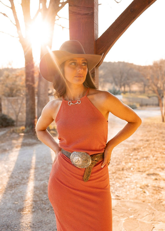 Willow Ruched Midi Dress