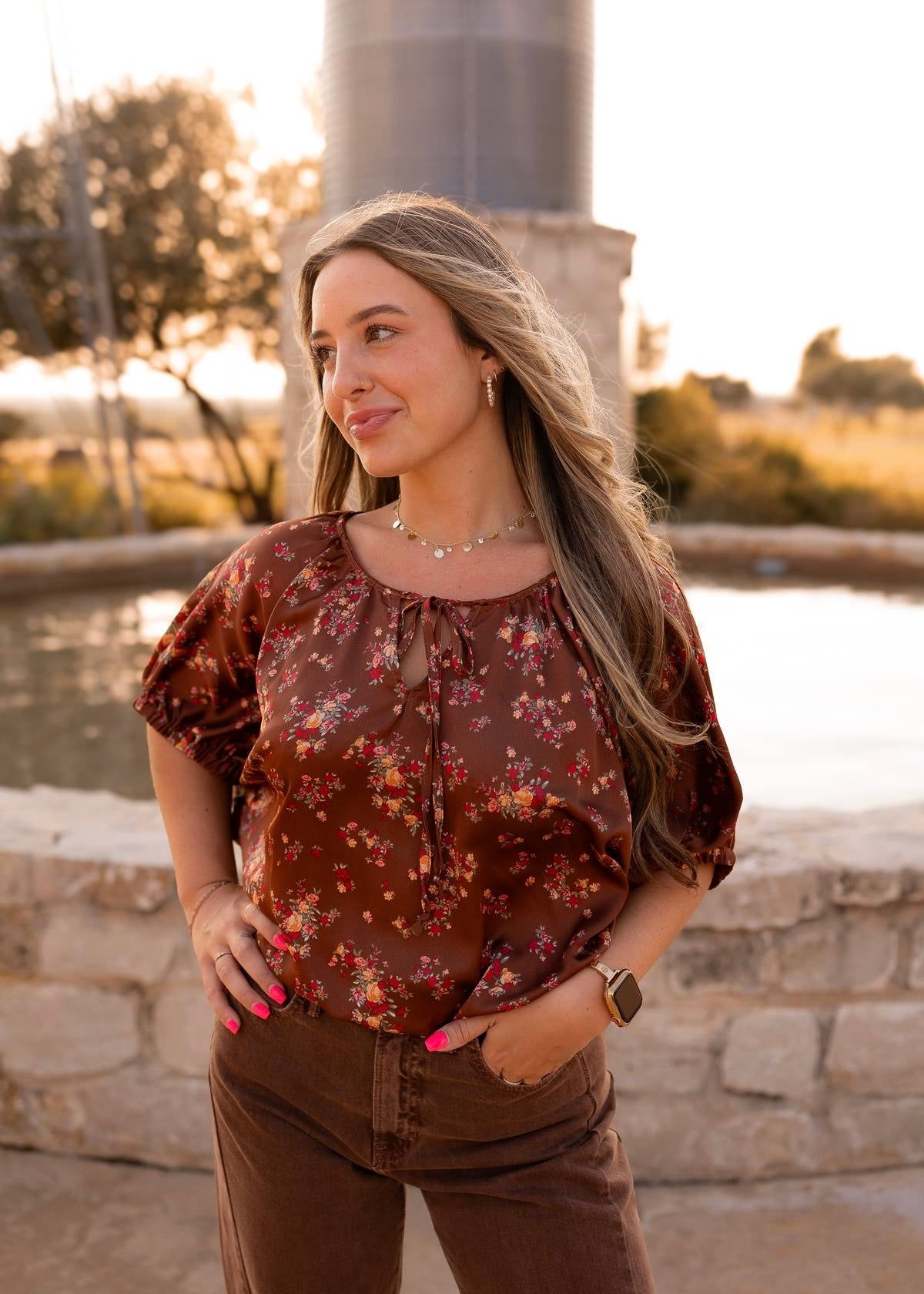 Autumn Rose Top