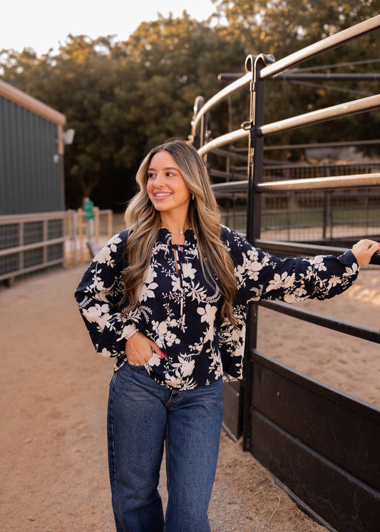 Etta Floral Top