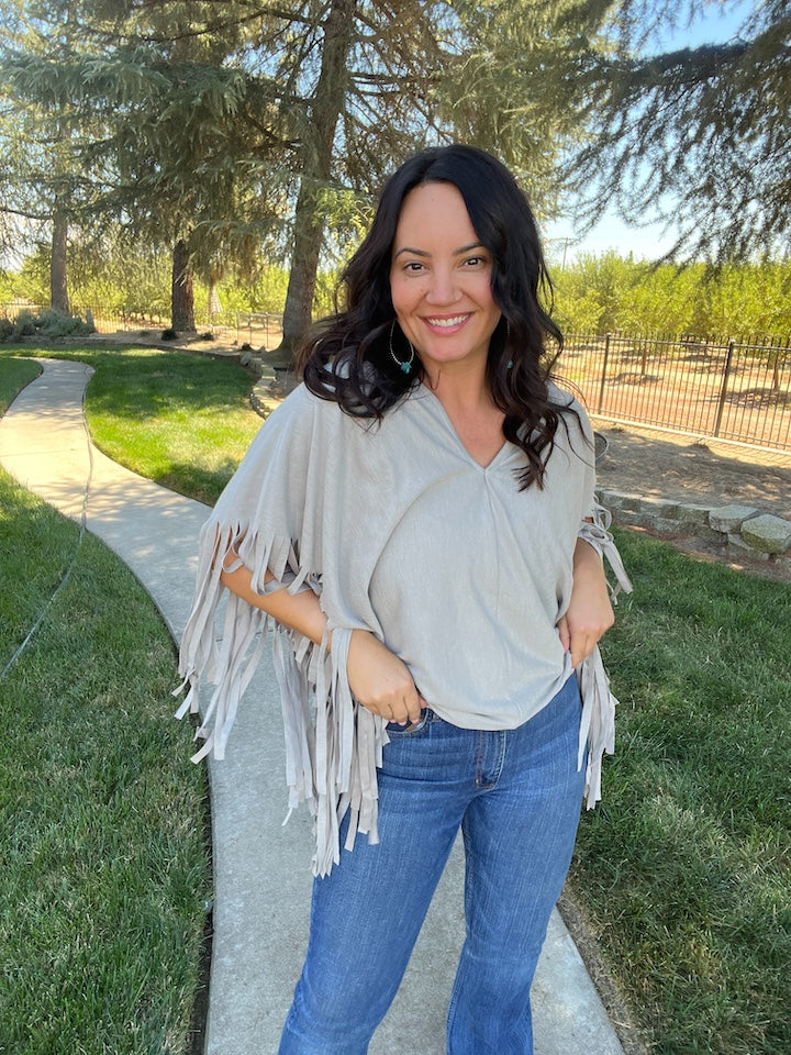 Thelma Fringe Top