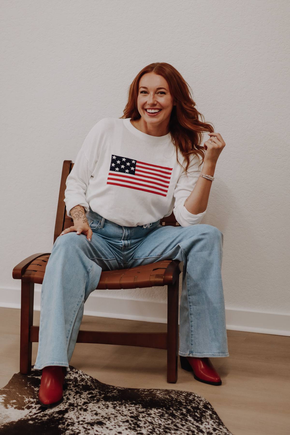 USA Flag Sweater