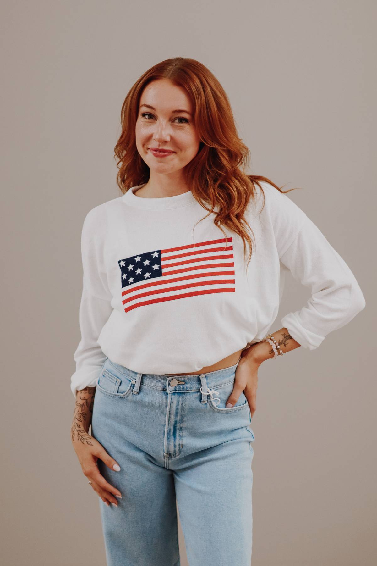 USA Flag Sweater