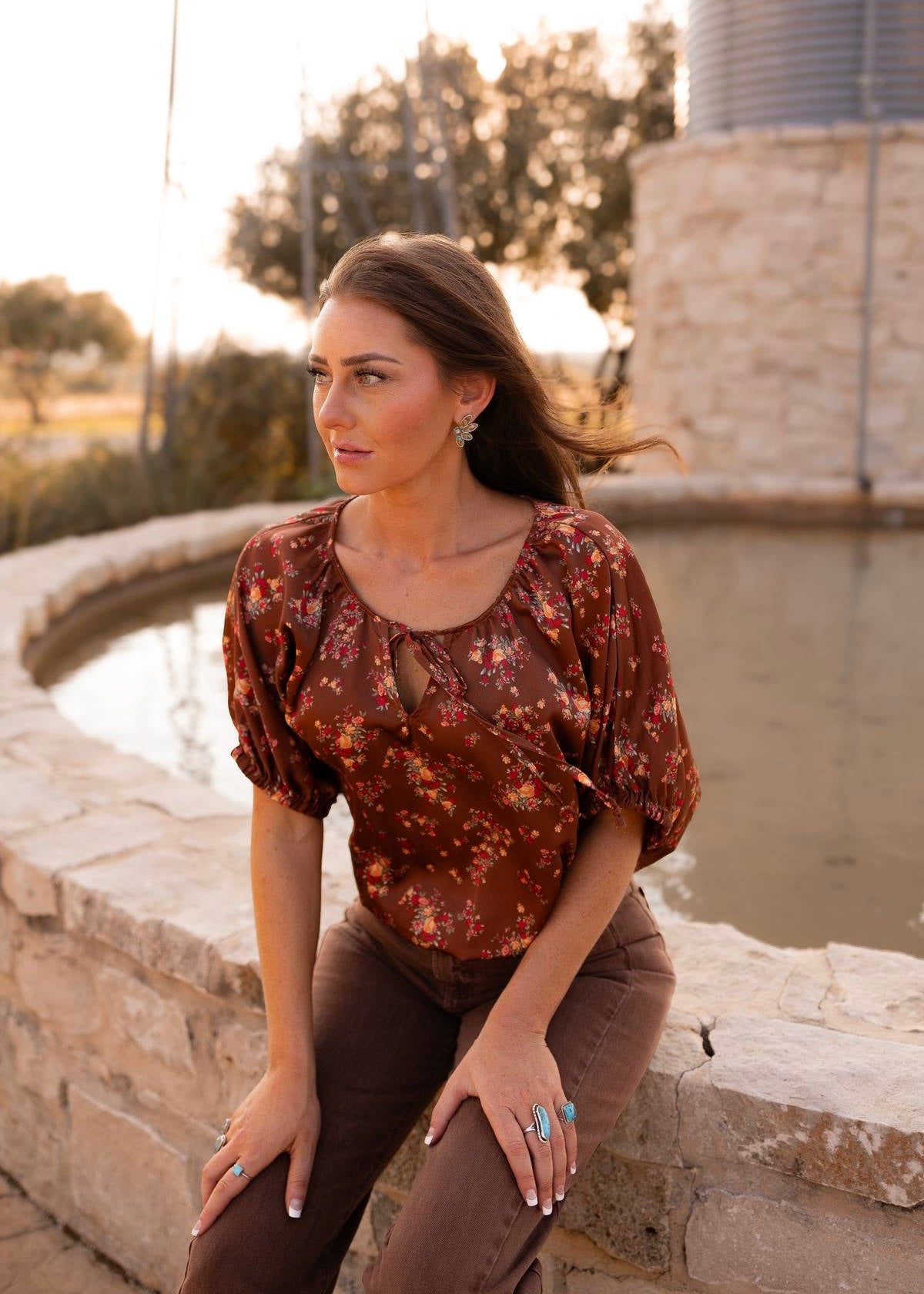 Autumn Rose Top