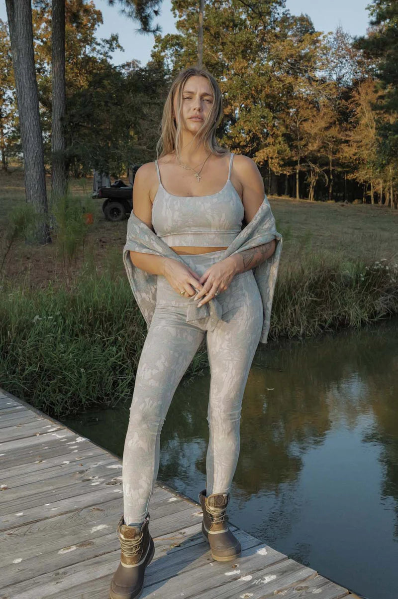 Ribbed Leggings - Greenleaf