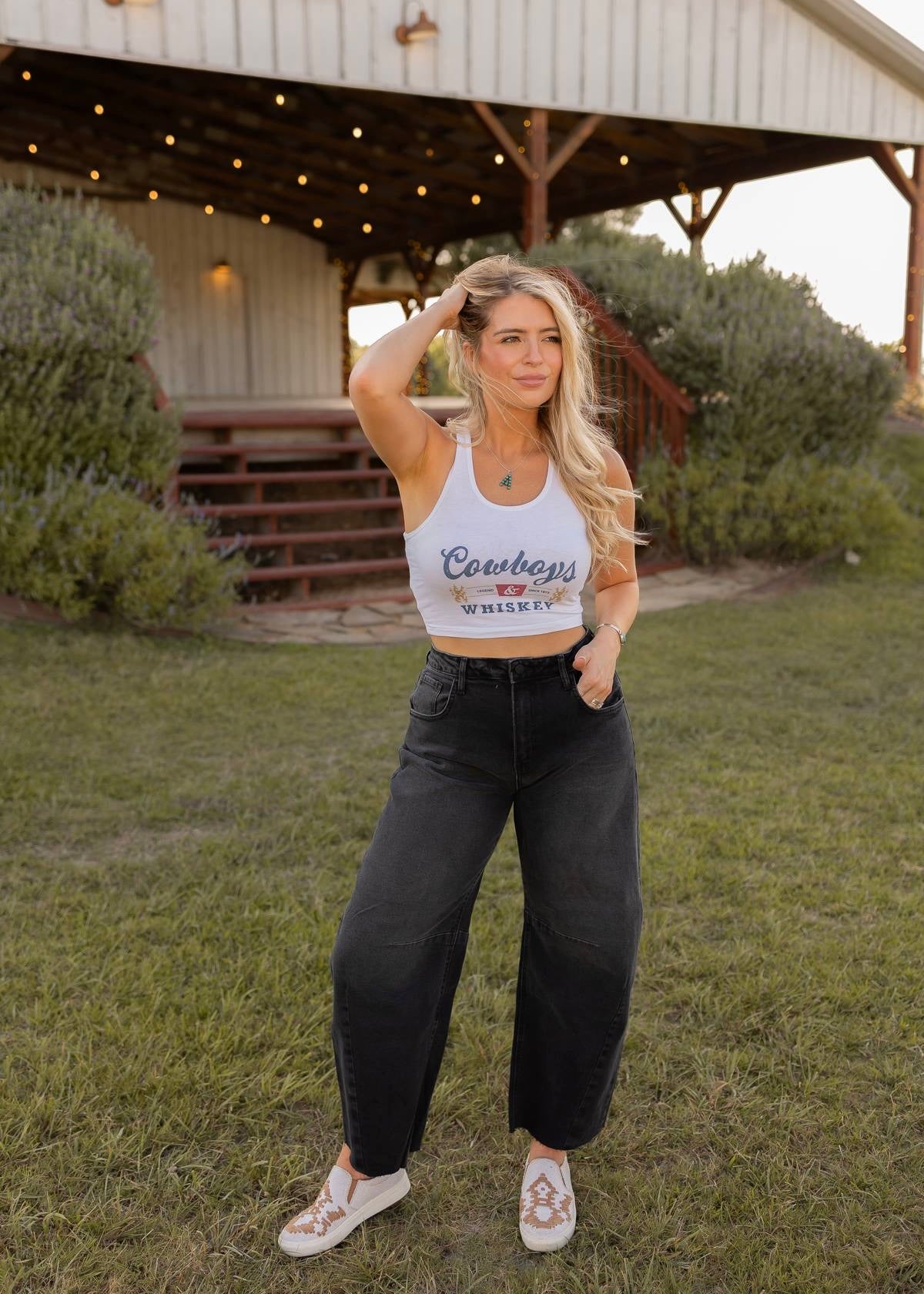 Barrel Jeans - Charcoal Wash