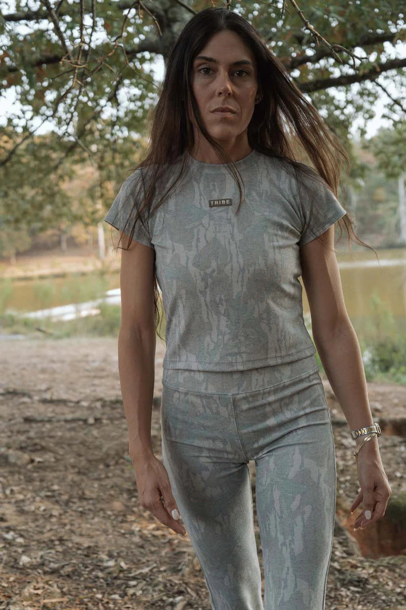 Ribbed Tee - Greenleaf