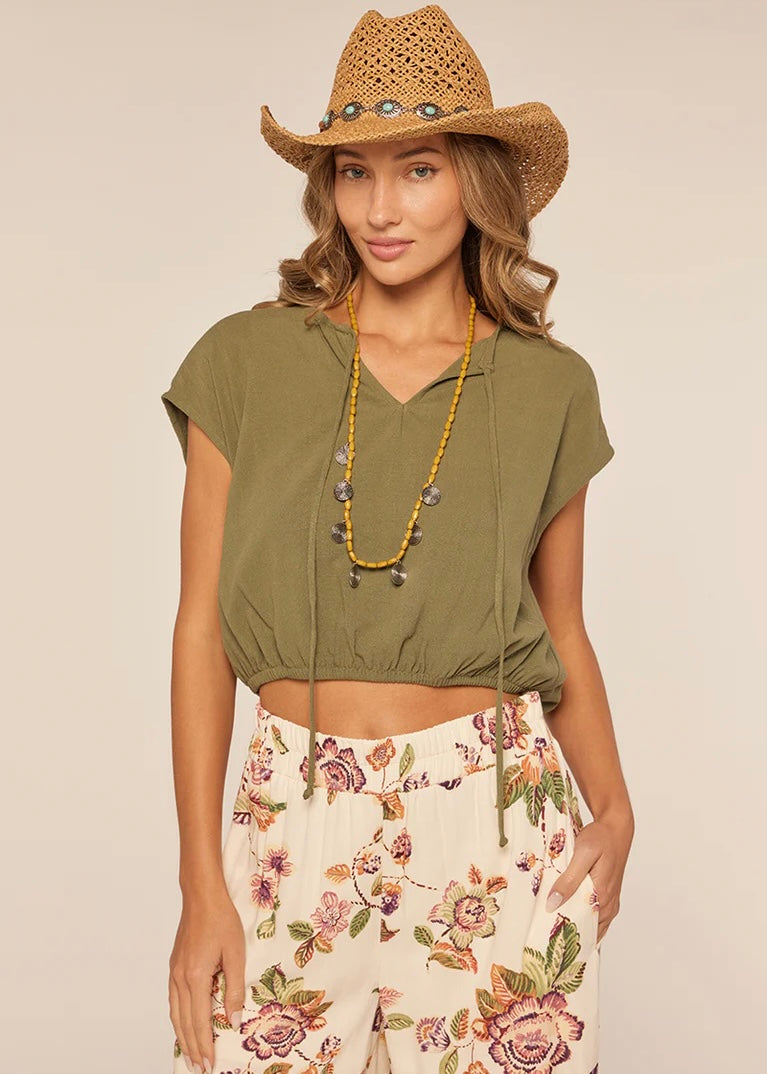 Sagebrush Tie Top