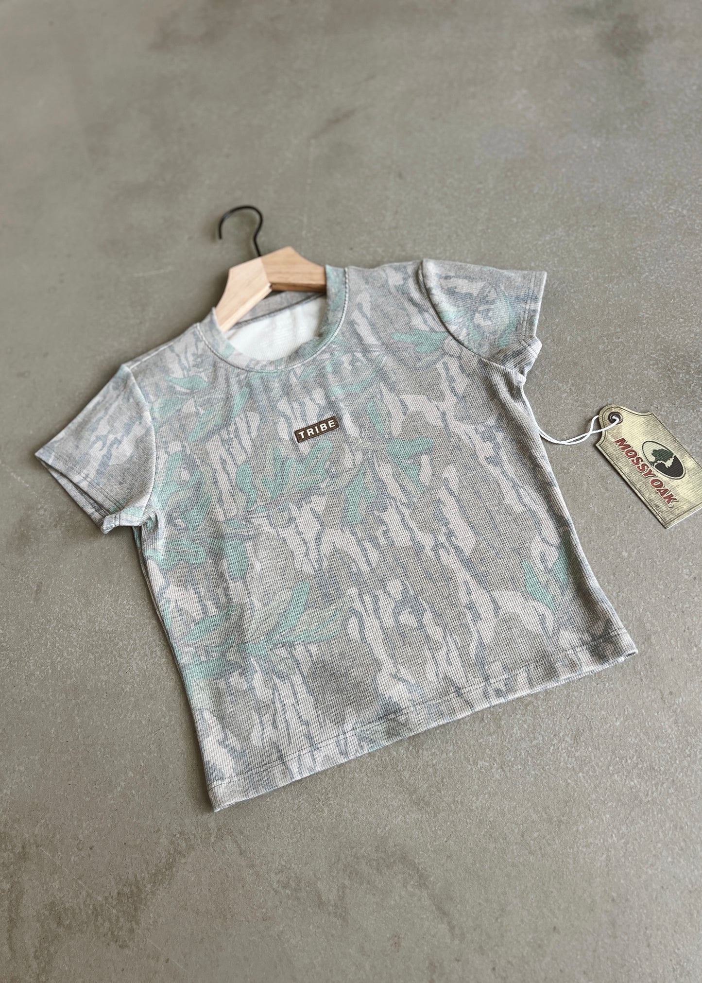 Ribbed Tee - Greenleaf