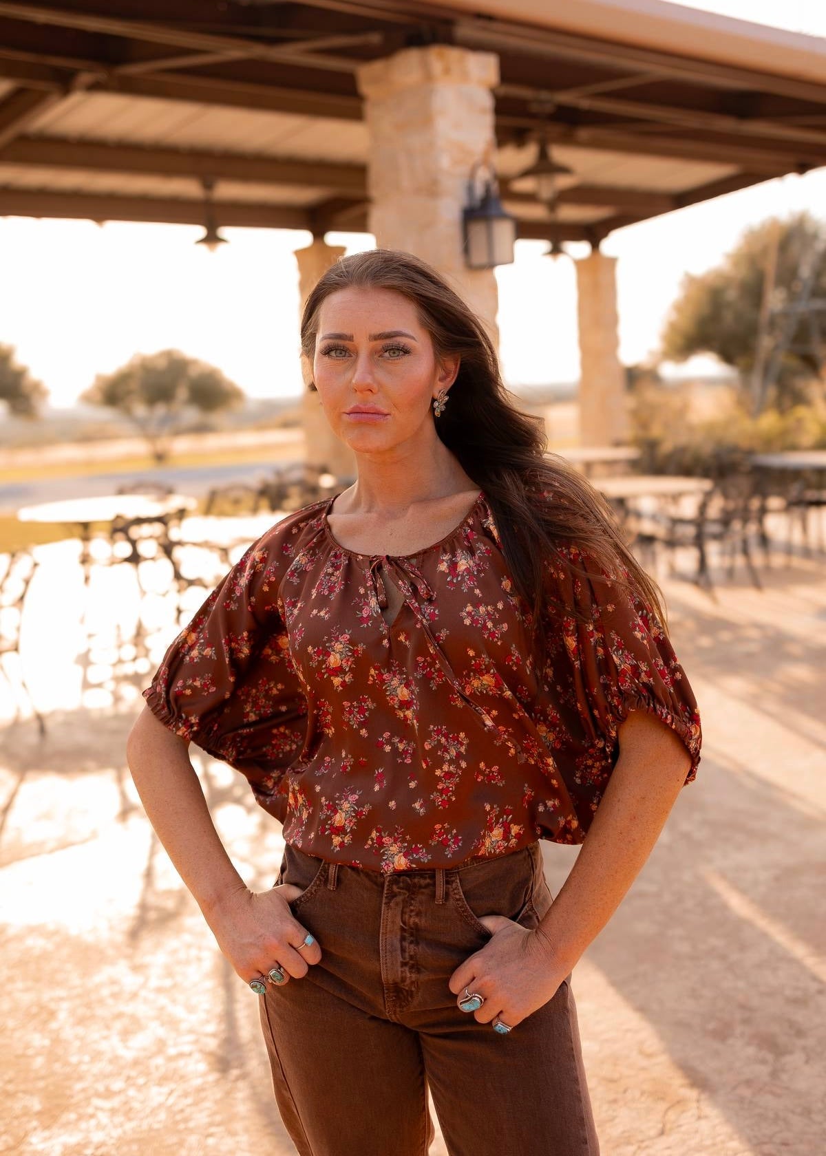 Autumn Rose Top