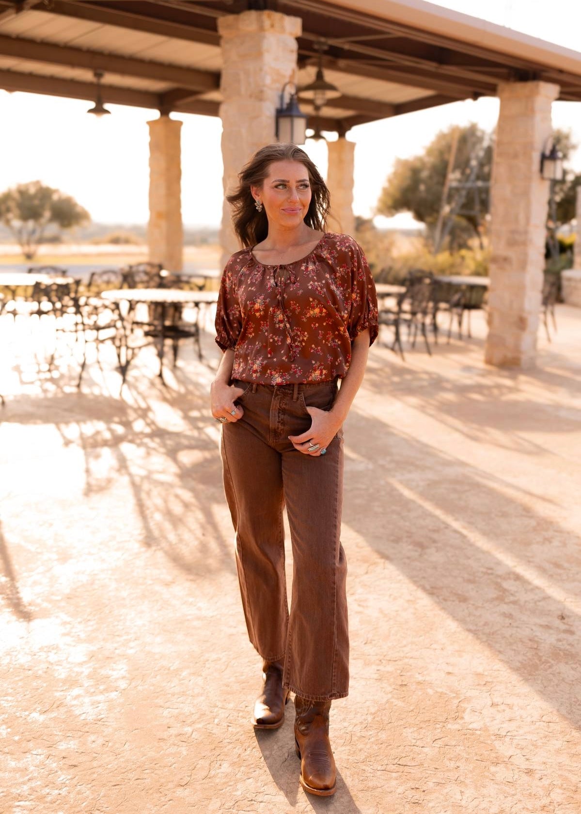 Autumn Rose Top