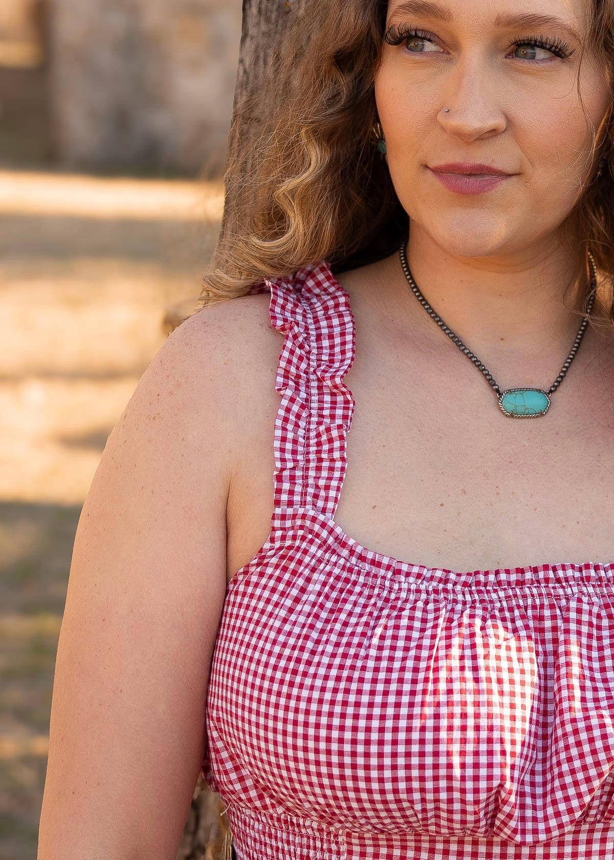 The Sadie Gingham Midi