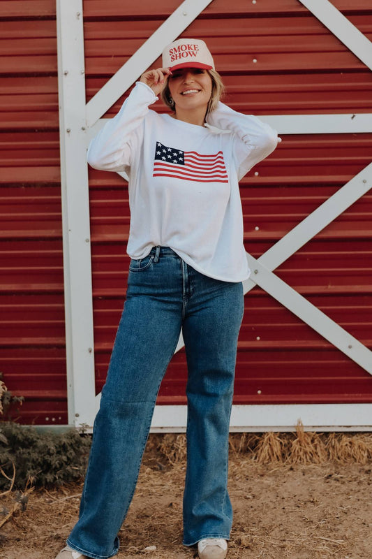 USA Flag Sweater