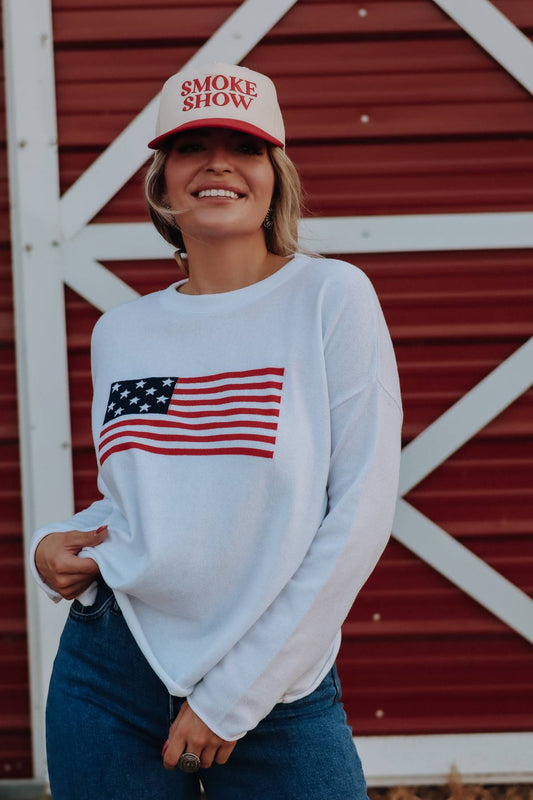 USA Flag Sweater