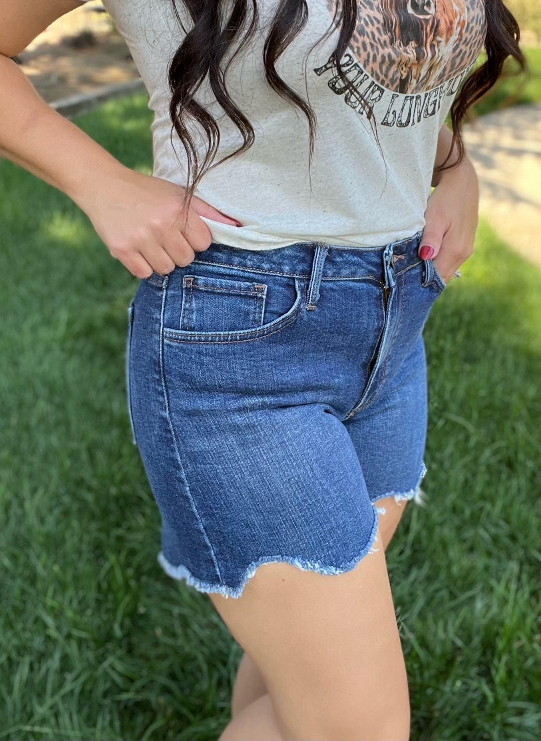 Sally Denim Shorts